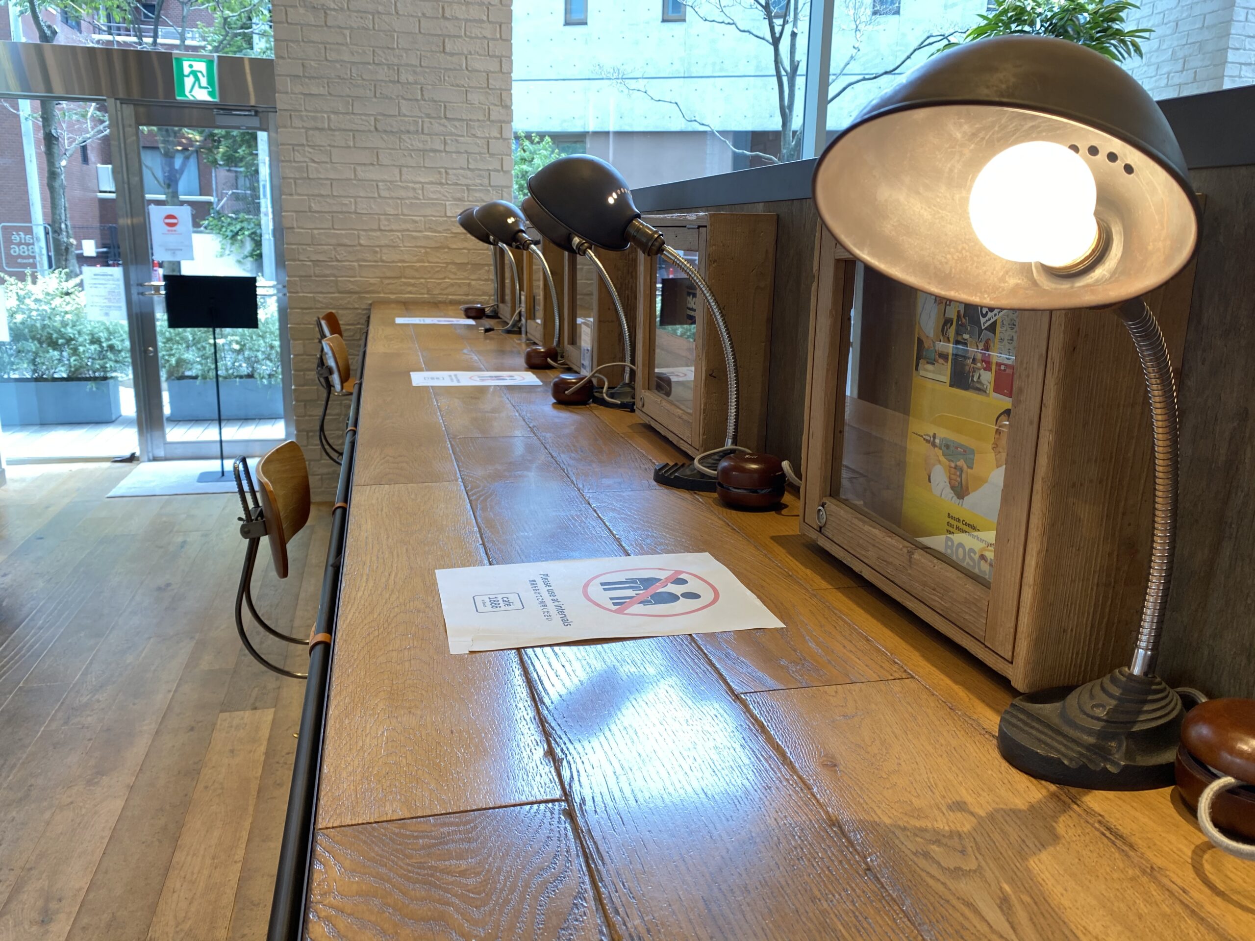 ブルートラベルエンジニア パソコン作業（プログラミング学習環境）におすすめのカフェ|渋谷 café 1886 at Bosch